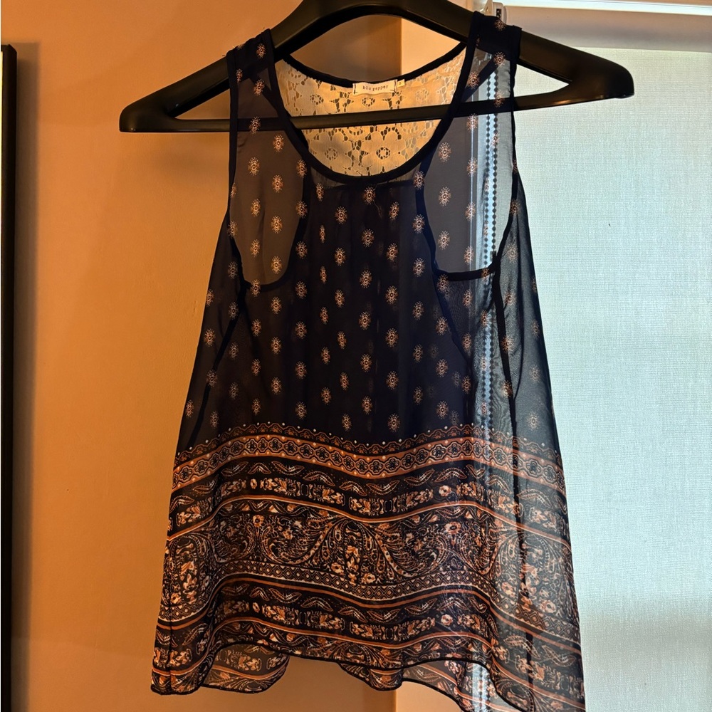 Women’s Blue Pepper top.  Great condition.